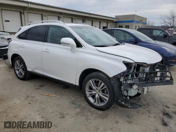 2015 Lexus RX 350 with VIN 2T2ZK1BAXFC203906, listed as a Copart auction lot 47474535 with 104,982 mi miles and Salvage Title. Bid and sale history available at carsss.com. Image 4.