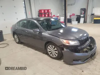2013 Honda Accord Sdn EX-L with VIN 1HGCR2F84DA804623, listed as a Copart auction lot 53857715 with 291,696 mi miles and Salvage Title. Bid and sale history available at carsss.com. Image 4.