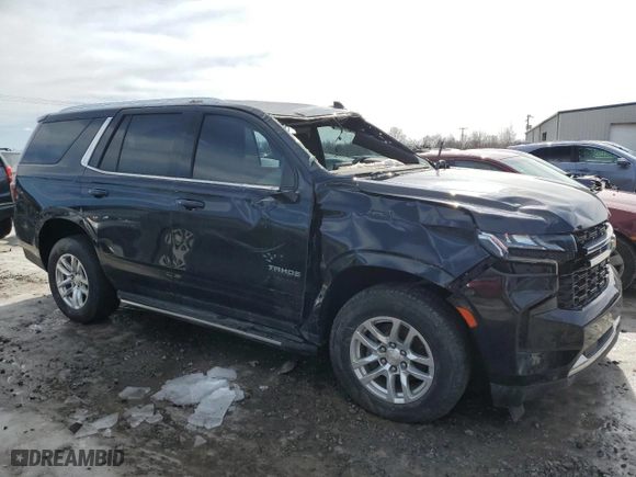 2022 Chevrolet Tahoe LS with VIN 1GNSKMKD0NR169536, listed as a Copart auction lot 44471545 with 0 mi miles and Non Repairable. Bid and sale history available at carsss.com. Image 4.