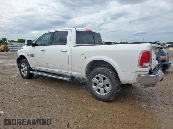 2016 Ram 2500 Laramie with VIN 3C6UR5FL2GG125021, listed as a Copart auction lot 58519995 with 123,055 mi miles and Salvage title. Bid and sale history available at DreamBid. Image 2.
