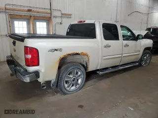 2012 Chevrolet Silverado 1500 LTZ with VIN 3GCPKTE76CG305129, listed as a Copart auction lot 54410815 with 0 mi miles and Salvage Title. Bid and sale history available at carsss.com. Image 3.