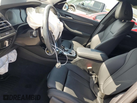 2022 BMW X3 sDrive30i with VIN 5UX43DP0XN9M49063, listed as a Copart auction lot 51497305 with 15,962 mi miles and Salvage Title. Bid and sale history available at DreamBid. Image 7.