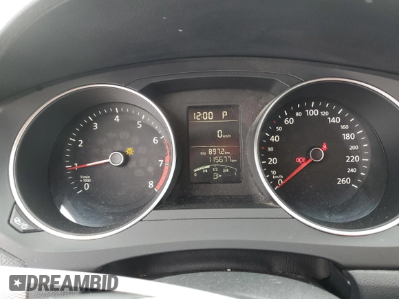 2015 Volkswagen Jetta Sedan 1.8T SE with VIN 3VWD07AJ6FM216763, listed as a Copart auction lot 47344205 with 115,677 mi miles and Salvage Title. Bid and sale history available at carsss.com. Image 9.