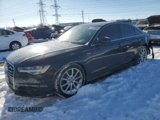 2017 Audi A6 Premium Plus with VIN WAUF2AFC8HN079330, listed as a Copart auction lot 45033665 with 45,493 mi miles and Salvage Title. Bid and sale history available at carsss.com. Image 1.