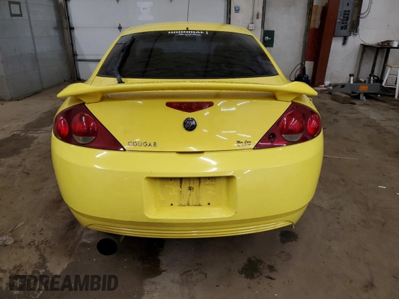 2001 Mercury Cougar z VIN 1ZWFT61L015617389, wystawiony jako Copart lot #61032025 z przebiegiem 130 581 mil mil oraz Czysty tytuł • Clean title. Historia ofert i sprzedaży dostępna na DreamBid. Obrazek 6.