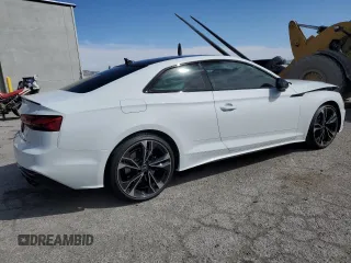 2024 Audi S5 Premium Plus with VIN WAUP4AF56RA011343, listed as a Copart auction lot 48170165 with 13,339 mi miles and Salvage Title. Bid and sale history available at DreamBid. Image 3.