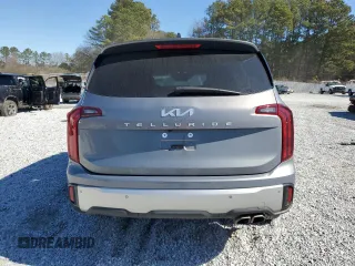 2024 Kia Telluride S with VIN 5XYP64GC1RG471070, listed as a Copart auction lot 46787945 with 16,781 mi miles and Salvage Title. Bid and sale history available at carsss.com. Image 6.