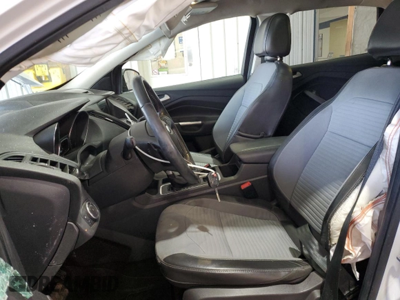 2017 Ford Escape SE with VIN 1FMCU9GD8HUA02240, listed as a Copart auction lot 55027345 with 75,468 mi miles and Salvage Title. Bid and sale history available at DreamBid. Image 7.