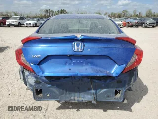 2017 Honda Civic LX with VIN 19XFC2F50HE229037, listed as a Copart auction lot 49122595 with 160,756 mi miles and Salvage Title. Bid and sale history available at DreamBid. Image 6.