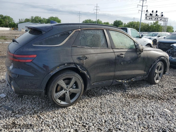 2022 Genesis GV70 3.5T Sport with VIN KMUMCDTC6NU074025, listed as a Copart auction lot 54132394 with 8,901 mi miles and Salvage Title. Bid and sale history available at carsss.com. Image 3.