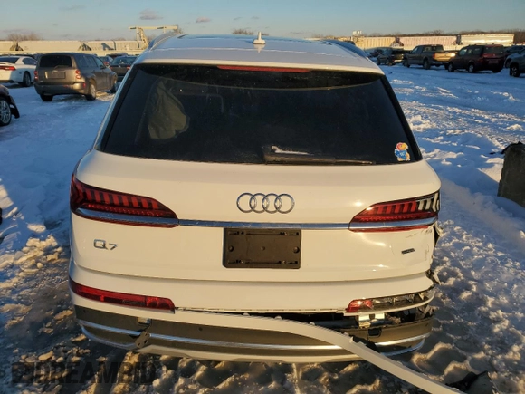 2021 Audi Q7 Premium Plus with VIN WA1LJAF7XMD018454, listed as a Copart auction lot 86490354 with Not provided miles and Salvage title. Bid and sale history available at DreamBid. Image 6.