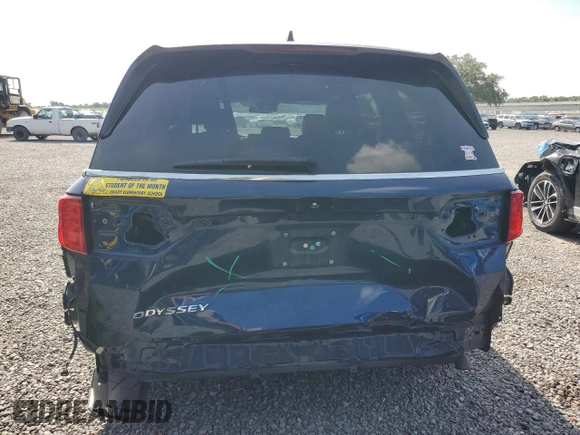 2020 Honda Odyssey EX with VIN 5FNRL6H57LB017398, listed as a Copart auction lot 64489775 with 50,588 mi miles and Salvage title. Bid and sale history available at DreamBid. Image 6.