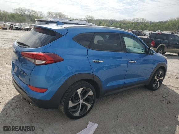2016 Hyundai Tucson Sport with VIN KM8J33A24GU153038, listed as a Copart auction lot 53040105 with 141,268 mi miles and Clean Title. Bid and sale history available at carsss.com. Image 3.