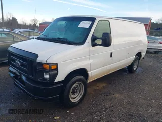 2008 Ford Econoline Cargo Commercial with VIN 1FTNE14W48DB61435, listed as a IAAI auction lot 40964343 with 223,969 mi miles and . Bid and sale history available at DreamBid. Image 2.