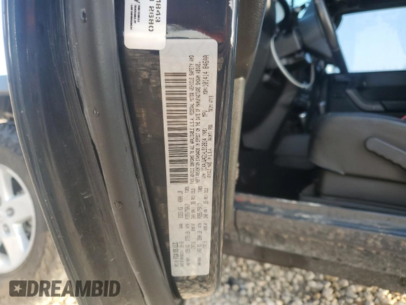2017 Jeep Wrangler Sport with VIN 1C4AJWAG1HL512814, listed as a Copart auction lot 54195475 with 71,965 mi miles and Clean title. Bid and sale history available at DreamBid. Image 12.
