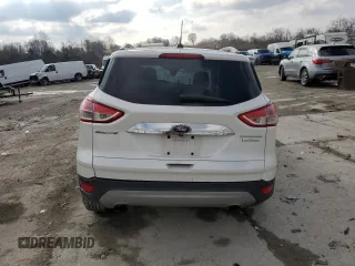 2015 Ford Escape Titanium with VIN 1FMCU0J93FUCO7834, listed as a Copart auction lot 46809885 with Not Provided miles and Salvage Title. Bid and sale history available at DreamBid. Image 6.