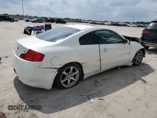 2007 Infiniti G35 with VIN JNKCV54EX7M910158, listed as a Copart auction lot 55117665 with Not Provided miles and Clean Title. Bid and sale history available at carsss.com. Image 3.