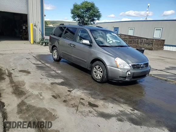 2012 Kia Sedona LX with VIN KNDMG4C7XC6429290, listed as a Copart auction lot 75205014 with 131,359 mi miles and Salvage Title. Bid and sale history available at carsss.com. Image 14.