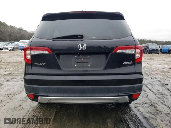 2022 Honda Pilot EX-L with VIN 5FNYF6H55NB009340, listed as a Copart auction lot 45136985 with 69,980 mi miles and Salvage Title. Bid and sale history available at carsss.com. Image 6.