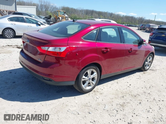 2014 Ford Focus SE with VIN 1FADP3F21EL209637, listed as a IAAI auction lot 42063454 with 148,359 mi miles. Bid and sale history available at carsss.com. Image 4.