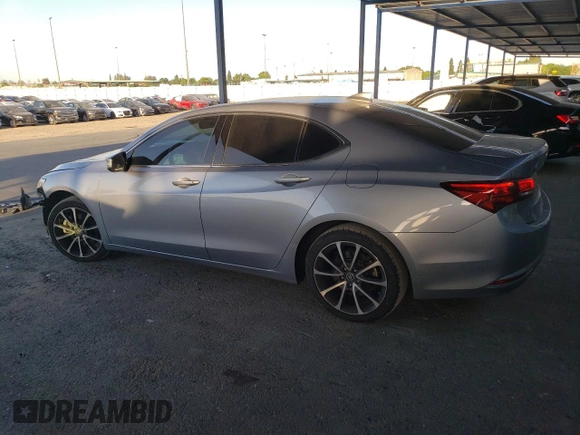 2015 Acura TLX Technology with VIN 19UUB3F59FA009123, listed as a Copart auction lot 58954645 with 61,609 mi miles and Salvage title. Bid and sale history available at DreamBid. Image 2.