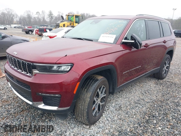 2023 Jeep Grand Cherokee Limited z VIN 1C4RJKBG6P8810318, wystawiony jako IAAI lot #41519714 z przebiegiem 56 777 mil mil oraz . Historia ofert i sprzedaży dostępna na DreamBid. Obrazek 2.
