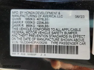 2024 Acura Integra w/A-Spec Technology Package with VIN 19UDE4H63RA006256, listed as a Copart auction lot 68882224 with 5,190 mi miles and Salvage Title. Bid and sale history available at carsss.com. Image 13.