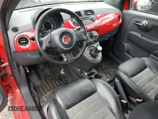 2013 FIAT 500 Turbo with VIN 3C3CFFHH9DT560167, listed as a Copart auction lot 80938124 with 95,333 mi miles and Clean title. Bid and sale history available at DreamBid. Image 8.