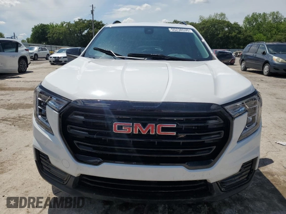 2023 GMC Terrain SLE with VIN 3GKALMEG7PL247543, listed as a Copart auction lot 55238535 with Not provided miles and Salvage title. Bid and sale history available at DreamBid. Image 5.