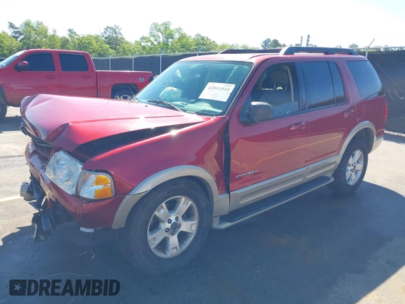 2005 Ford Explorer Eddie Bauer z VIN 1FMDU74W85UB49412, wystawiony jako IAAI lot #42041844 z przebiegiem Nie podano mil oraz . Historia ofert i sprzedaży dostępna na DreamBid. Obrazek 2.