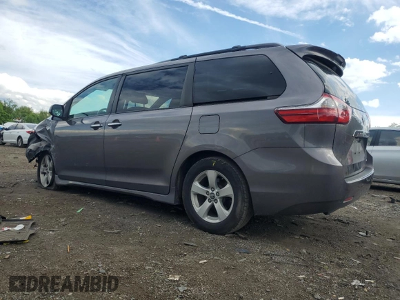 2020 Toyota Sienna LE Auto Access Seat with VIN 5TDKZ3DC3LS041096, listed as a Copart auction lot 55916635 with 82,780 mi miles and Salvage title. Bid and sale history available at DreamBid. Image 2.