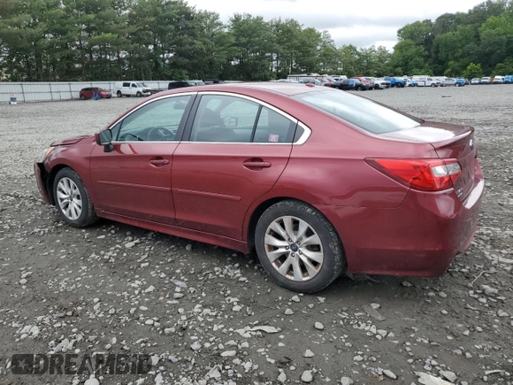 2015 Subaru Legacy Premium with VIN 4S3BNAC67F3070196, listed as a Copart auction lot 60076535 with 122,943 mi miles and Salvage title. Bid and sale history available at DreamBid. Image 2.