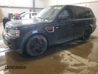 2013 Land Rover Range Rover Sport SC with VIN SALSH2E46DA775369, listed as a Copart auction lot 48783555 with 117,915 mi miles and Salvage Title. Bid and sale history available at carsss.com. Image 1.