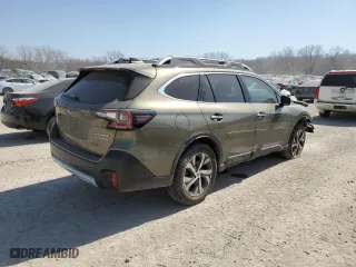 2021 Subaru Outback Touring with VIN 4S4BTAPC5M3208669, listed as a Copart auction lot 48123145 with 43,021 mi miles and Salvage Title. Bid and sale history available at carsss.com. Image 3.