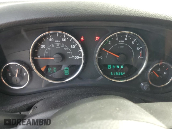 2017 Jeep Wrangler Willys Wheeler with VIN 1C4AJWAG1HL624254, listed as a Copart auction lot 42678975 with 51,936 mi miles and Salvage Title. Bid and sale history available at DreamBid. Image 9.