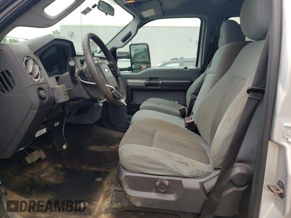 2014 Ford F-250 XL with VIN 1FT7W2B66EEA95457, listed as a Copart auction lot 59625155 with 118,040 mi miles and Salvage title. Bid and sale history available at DreamBid. Image 7.