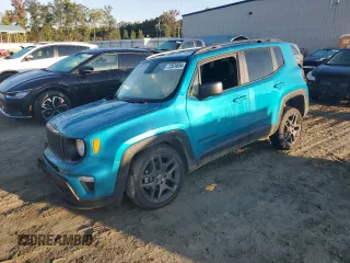 2021 Jeep Renegade 80th Anniversary with VIN ZACNJDBB2MPN08752, listed as a Copart auction lot 72524634 with 39,424 mi miles and Salvage Title. Bid and sale history available at DreamBid. Image 1.