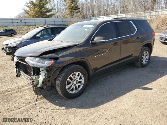 2018 Chevrolet Traverse LT Cloth with VIN 1GNERGKW8JJ245833, listed as a Copart auction lot 53523565 with 128,911 mi miles and Clean Title. Bid and sale history available at carsss.com. Image 1.