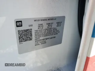 2023 Chevrolet Malibu LT with VIN 1G1ZD5ST6PF143759, listed as a Copart auction lot 45488605 with 48,207 mi miles and Salvage Title. Bid and sale history available at DreamBid. Image 12.