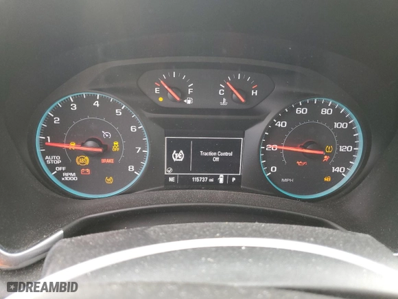 2018 Chevrolet Equinox LT with VIN 2GNAXSEV2J6292606, listed as a Copart auction lot 83687954 with 115,737 mi miles and Non Repairable. Bid and sale history available at carsss.com. Image 9.