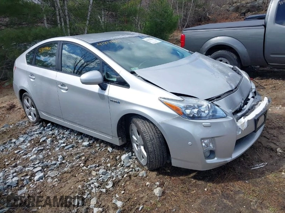 2010 Toyota Prius II with VIN JTDKN3DU0A0130869, listed as a IAAI auction lot 41879945 with 158,259 mi miles. Bid and sale history available at carsss.com. Image 1.