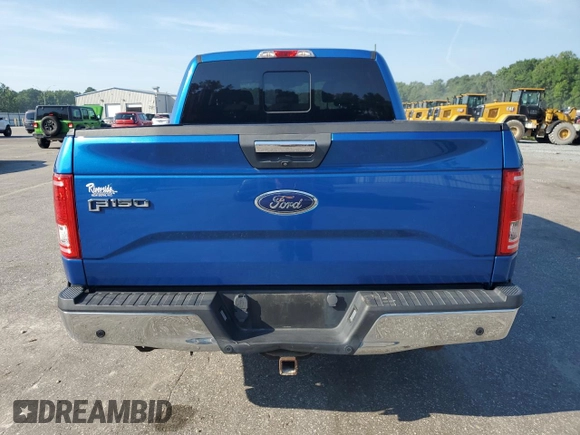 2015 Ford F-150 XL with VIN 1FTEW1CP9FFA66958, listed as a Copart auction lot 61858935 with 93,138 mi miles and Salvage title. Bid and sale history available at DreamBid. Image 6.