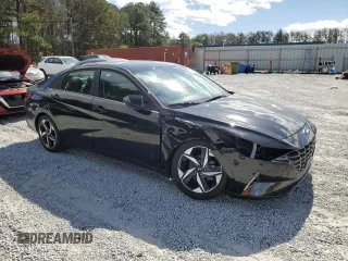 2023 Hyundai Elantra Limited with VIN KMHLP4AG6PU499056, listed as a Copart auction lot 49999395 with 24,421 mi miles and Salvage Title. Bid and sale history available at DreamBid. Image 4.