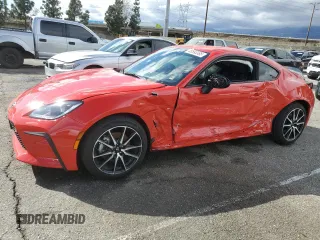 2024 Toyota GR86 with VIN JF1ZNBB1XR9754144, listed as a Copart auction lot 48593365 with 5,057 mi miles and Salvage Title. Bid and sale history available at carsss.com. Image 1.