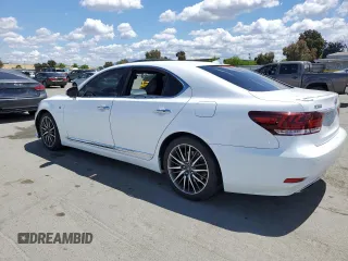 2015 Lexus LS 460 with VIN JTHBL5EF0F5136665, listed as a Copart auction lot 56854765 with 73,875 mi miles and Salvage title. Bid and sale history available at DreamBid. Image 2.
