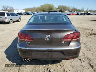 2014 Volkswagen CC R-Line with VIN WVWBP7AN9EE503432, listed as a Copart auction lot 52634375 with 111,836 mi miles and Salvage Title. Bid and sale history available at carsss.com. Image 6.