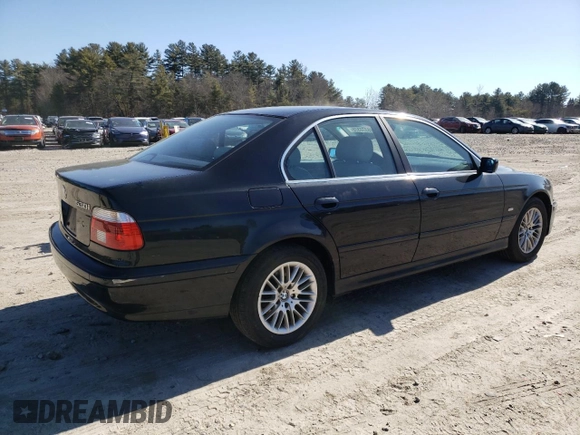 2002 BMW 5 Series 530iA with VIN WBADT63402CH85311, listed as a Copart auction lot 48372375 with 74,652 mi miles and Clean Title. Bid and sale history available at carsss.com. Image 3.
