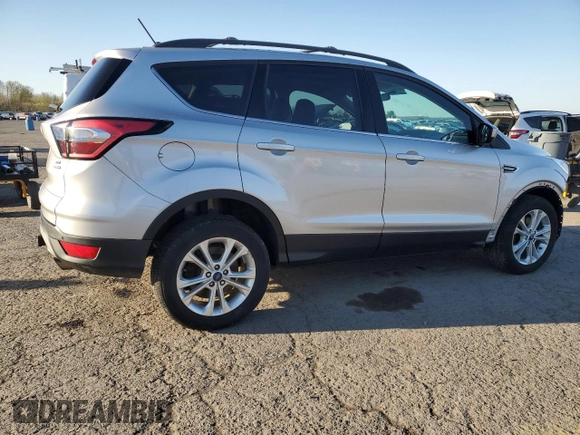 2018 Ford Escape SEL with VIN 1FMCU9HDXJUA88106, listed as a Copart auction lot 52593895 with 126,063 mi miles and Salvage Title. Bid and sale history available at carsss.com. Image 3.