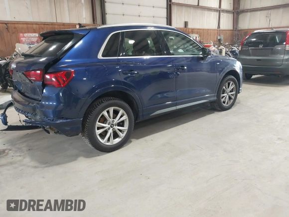 2021 Audi Q3 S line Premium Plus with VIN WA1EECF36M1061776, listed as a IAAI auction lot 42343842 with 40,521 mi miles and . Bid and sale history available at DreamBid. Image 4.