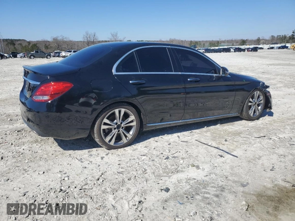 2017 Mercedes-Benz C C 300 with VIN 55SWF4JB4HU179753, listed as a Copart auction lot 47356035 with 93,124 mi miles and Salvage Title. Bid and sale history available at carsss.com. Image 3.
